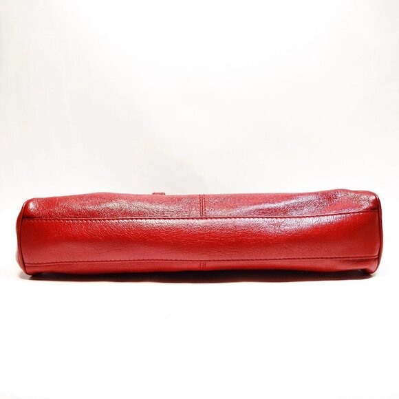 Authentic Gucci Red Leather Hand Bag mon869-110925 - Picture 5 of 16